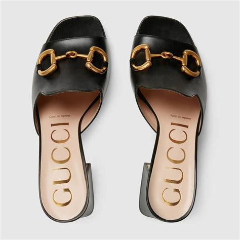 gucci slides toes twards me|Gucci slide sandals.